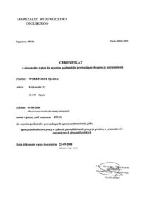 Сертификаты Work Force